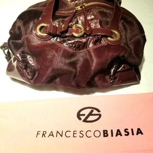 Francesco Biasia Burgundy Bag